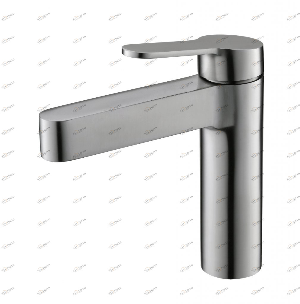 Смеситель для раковины без донного клапана, нержавеющая сталь BelBagno DELTA DEL-LVM-IN