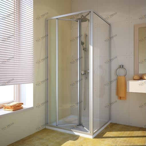 Душевая кабина 105x105 GK-404 стекло прозрачное GUTEWETTER PRACTIC SQUARE 105X105GK404