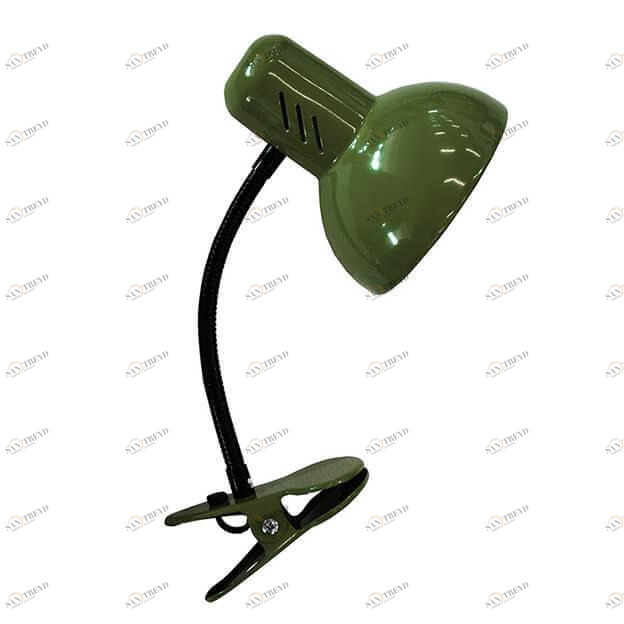 Лампа настольная светло-зеленая на прищепке Seven Fires "Эир" 72001.04.18.01 SEVEN FIRES ЭИР 00-3907988 Зеленый 