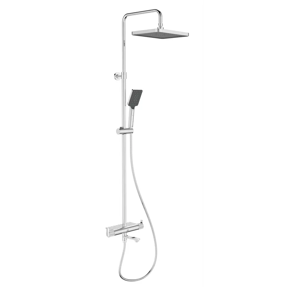 Душевая система KONSENSA Теано с термостатом 3 режима цвет хром STLM-2211098