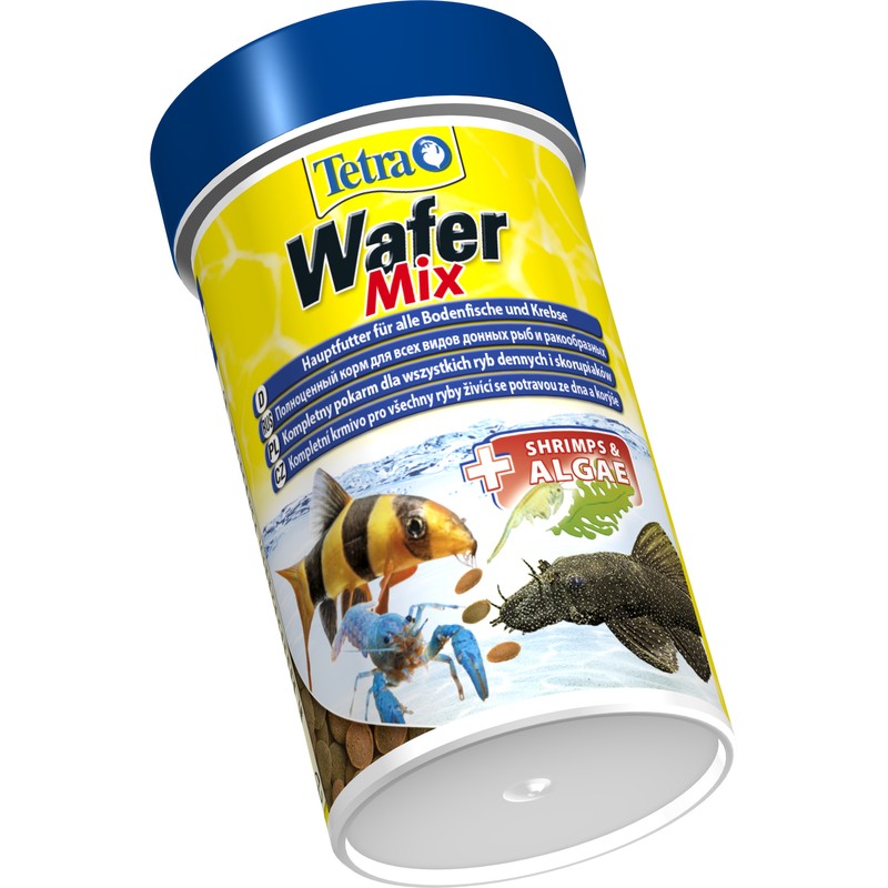 Т00017343 Корм для рыб Wafer Mix корм-чипсы для всех донных рыб 100мл TETRA  - Вид №2