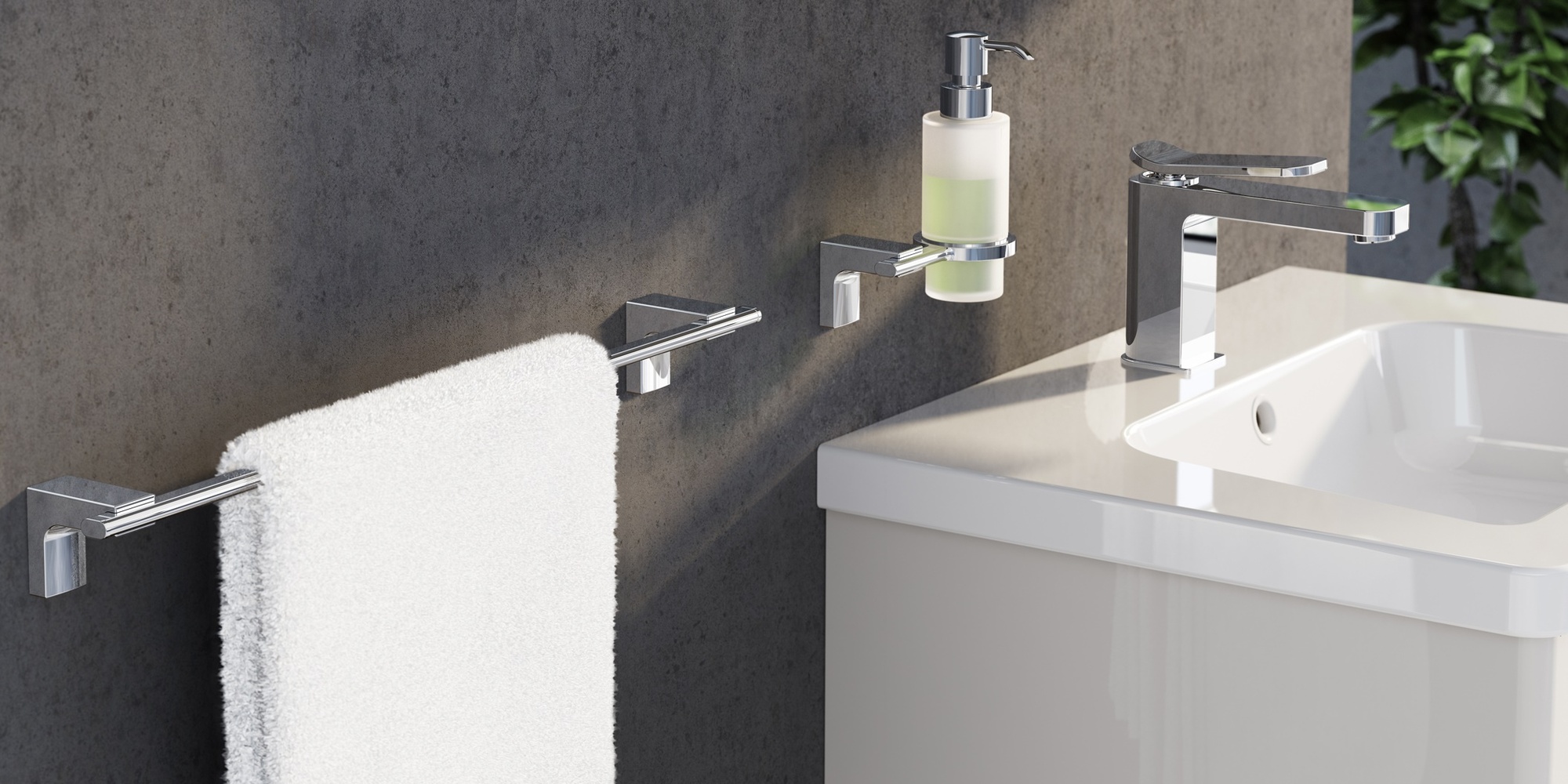 Sonia Полотенцедержатель 500 мм настенный Eletech Хром 113507 - Вид №1