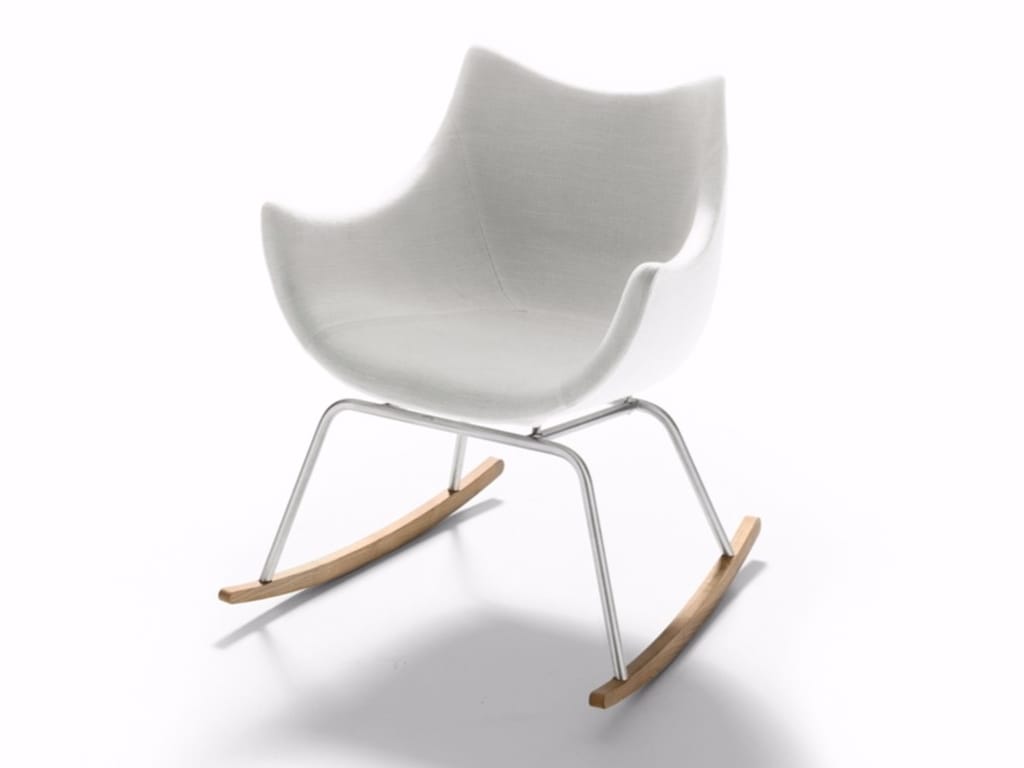 Кресло-качалка из ткани DE PADOVA BASKET ARCH-00025704 - Вид №1