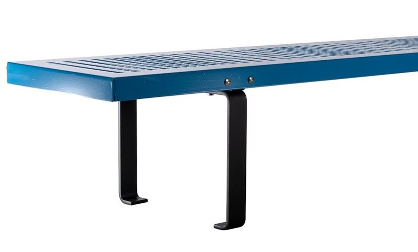 Euroform W Скамья металлическая без спинки  370lm, 375lm  - Вид №1