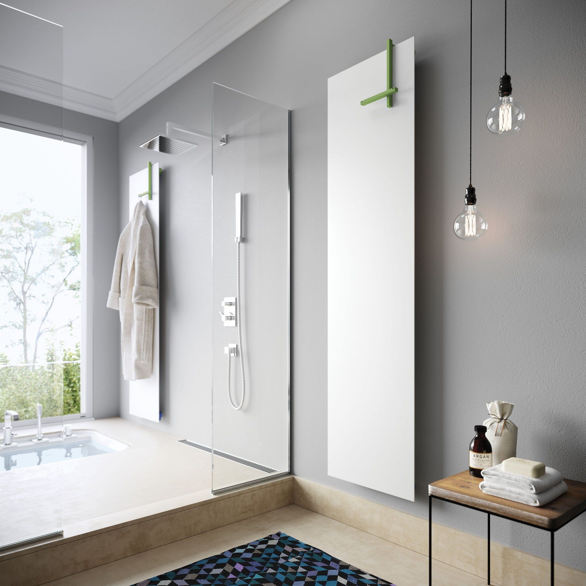 Вешалка для полотенец с полотенцесушителем Cordivari Design Neo Design ARCH-00031596 - Вид №5