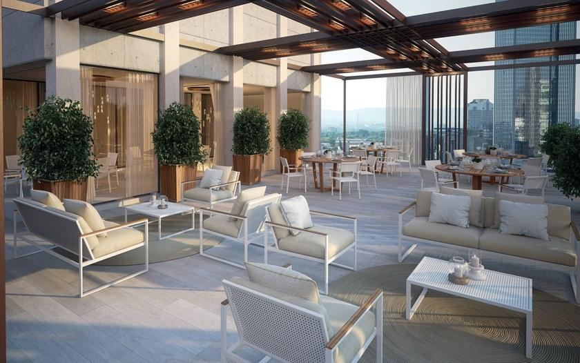 Atmosphera Низкий прямоугольный алюминиевый журнальный столик Qubik Qu.tc. - Вид №2