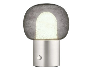 Алюминиевая и стеклянная светодиодная настольная лампа