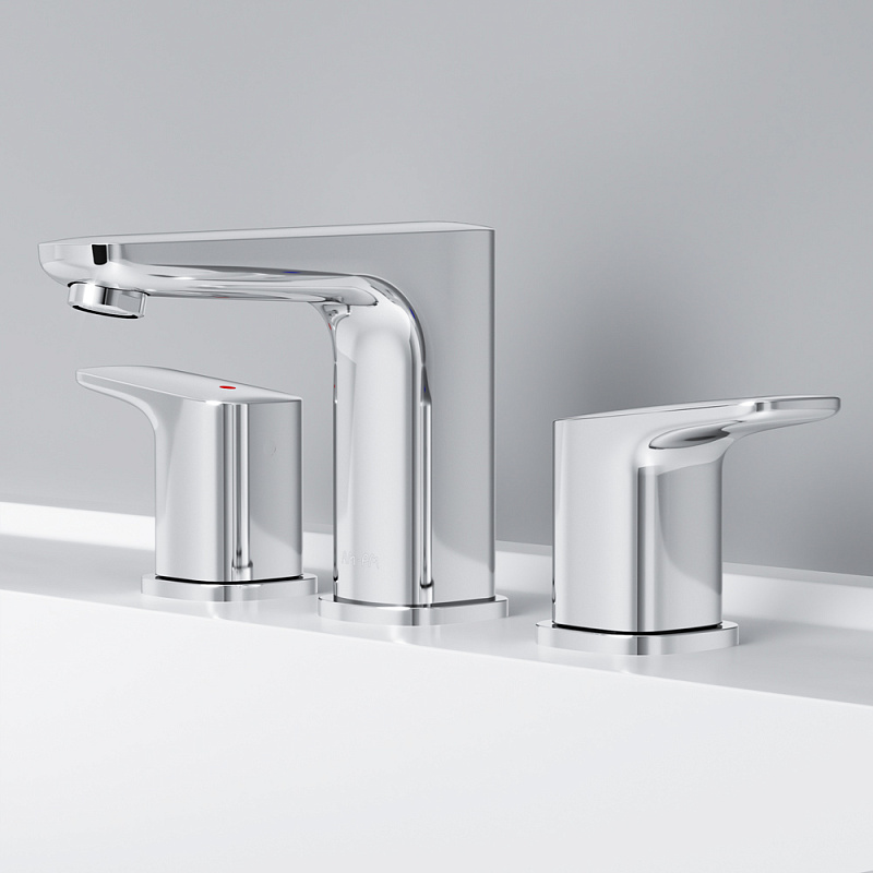 F7008000 Смеситель для умывальника 3-x секционный шт AM.PM Spirit - Вид №1