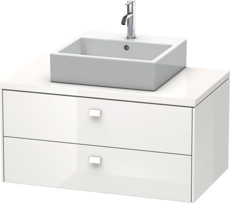 BR511804949 Brioso Тумбочка для консоли Графит матовый, декор Duravit - Вид №2