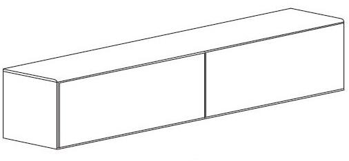 Punt Лакированный буфет с откидными дверцами  Mlm412  - Вид №7