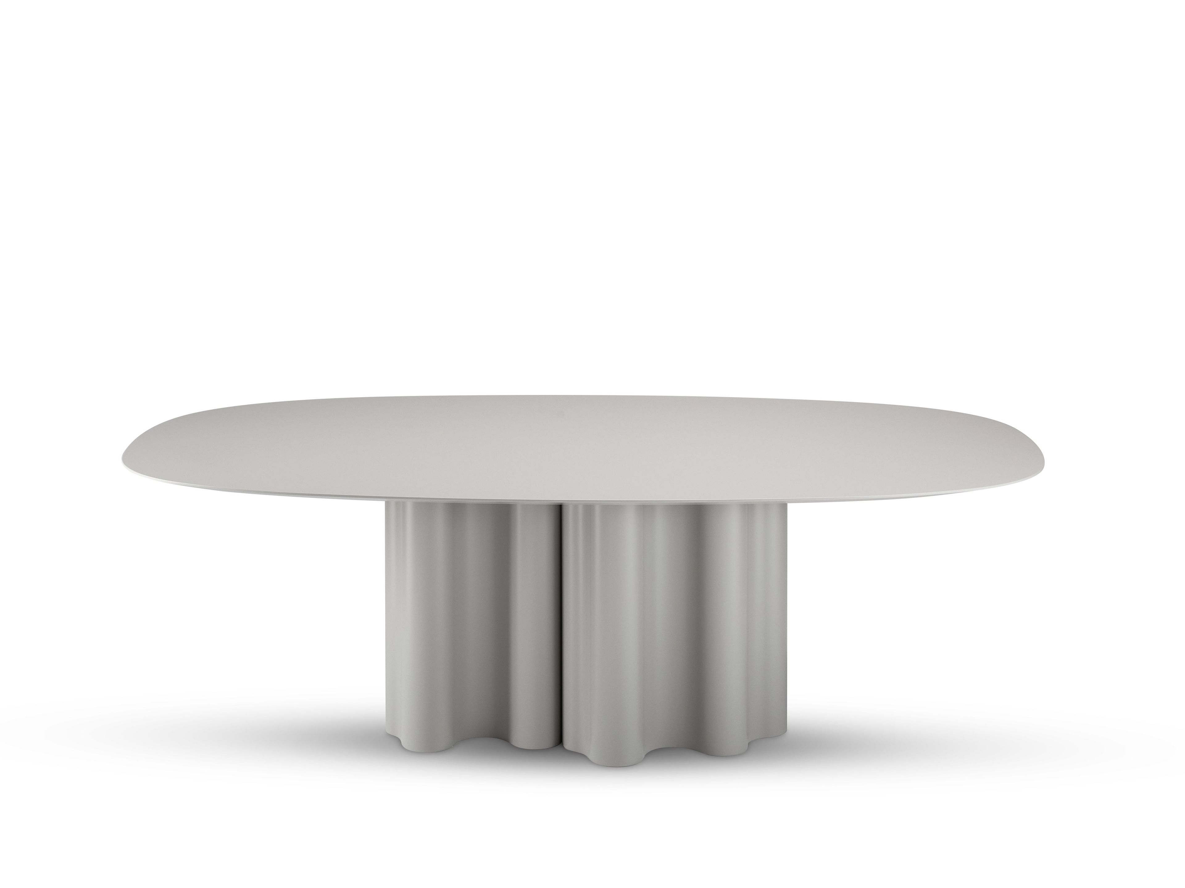 Овальный стол с полиуретановым основанием и лакированным верхом из МДФ Saba Italia Волшебный театр ARCH-00018006 - Вид №2