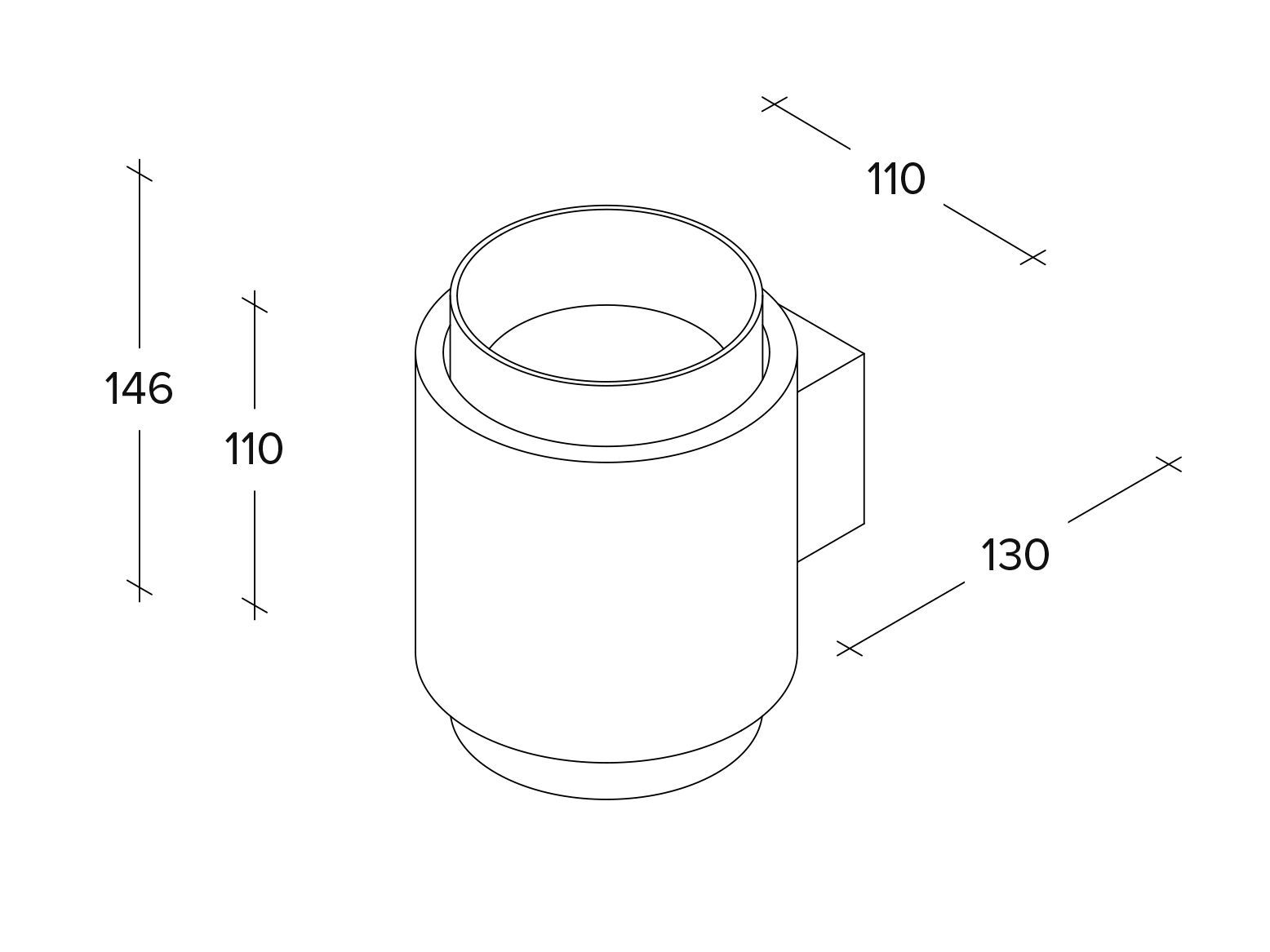 Гипсовая настенная лампа Tecnico SYME TONDA ARCH-00145862 - Вид №10