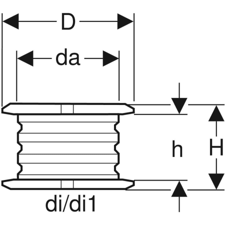 608.702.00.1 Колодка для хомута Geberit Geberit  - Вид №3