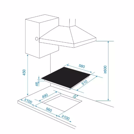 9240358 Электрическая варочная поверхность Candy CHXC64NB STDN-0003989 - Вид №9