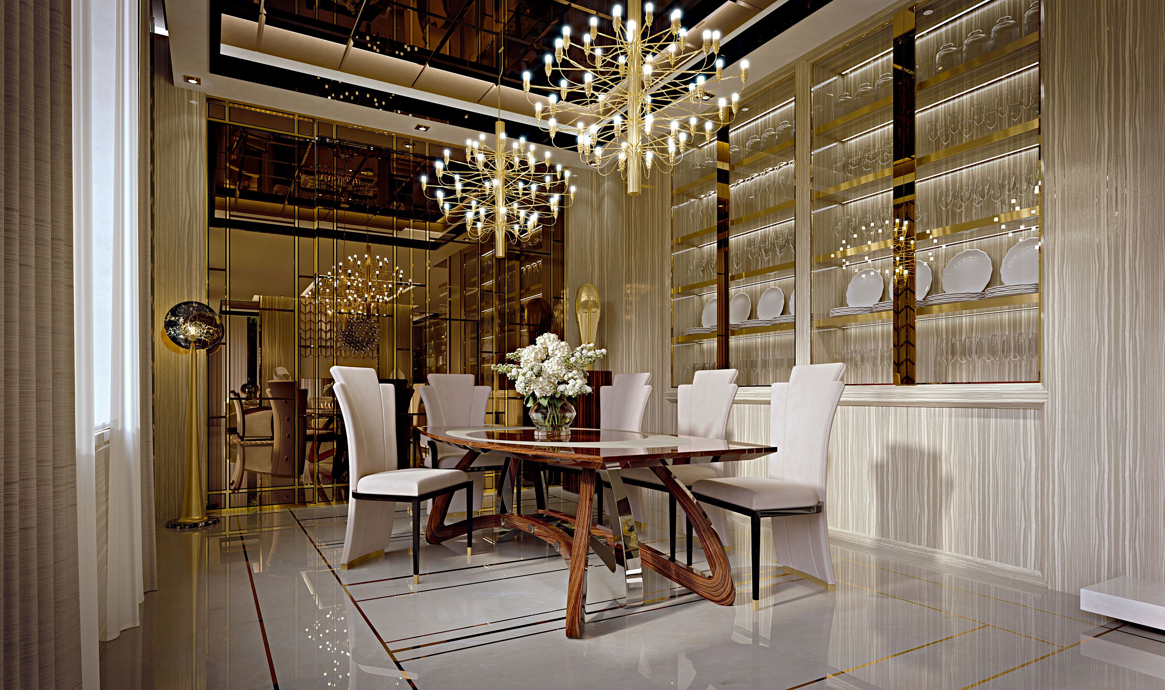 Бархатное кресло с подлокотниками и без них Roman & Co JOSEPHINE ARCH-00100456 - Вид №2