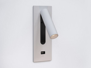 Регулируемая стальная светодиодная настенная лампа с USB-разъемом