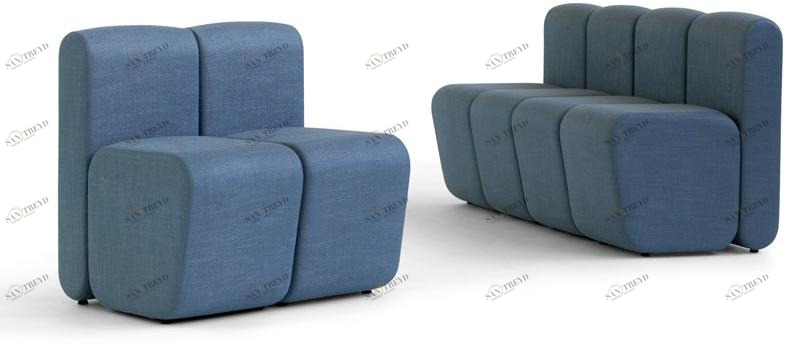 Blå Station Модульная скамья из ткани Bob Bla Station sun-id-1405960