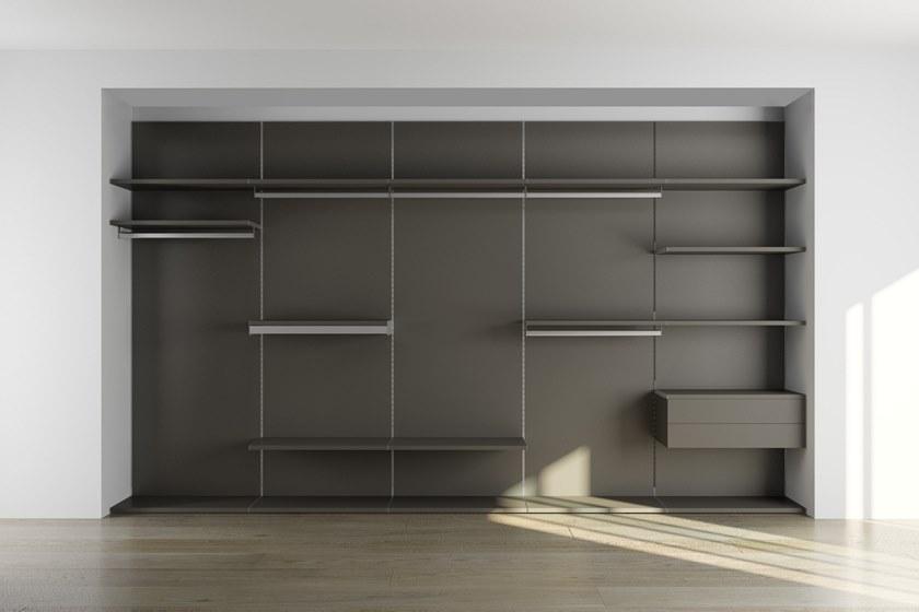 De Rosso Гардеробная со сверхлегкими раздвижными дверцами на заказ Aliante system sun-id-1402329 - Вид №1