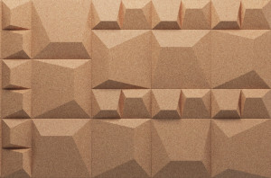 313 310 000 Пробковая 3D-плитка для стен Lisboa GRANORTE 3DForms