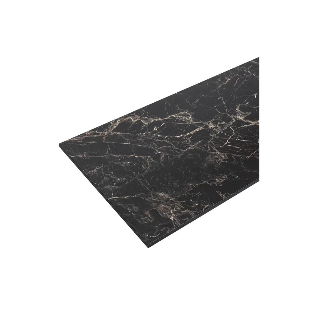 Столешница кухонная Мрамор 120x60x1.6 см HPL-пластик цвет черный Santreyd STLM-2185078 - Вид №4