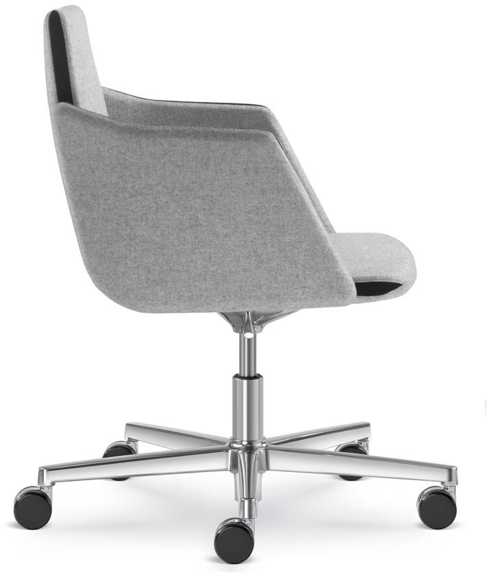 LD Seating Регулируемое по высоте офисное кресло с 5 спицами и колесами Harmony 835-ra - Вид №2