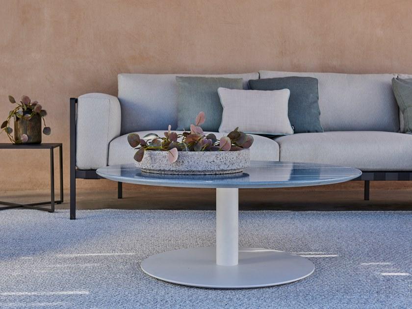 TRIBÙ Угловой диван из ткани с шезлонгом Natal alu sofa sun-id-1400871 - Вид №4