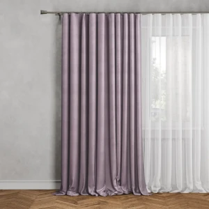 Штора на ленте Soft 160x280 см цвет розовый 89376227 STLM-2149441