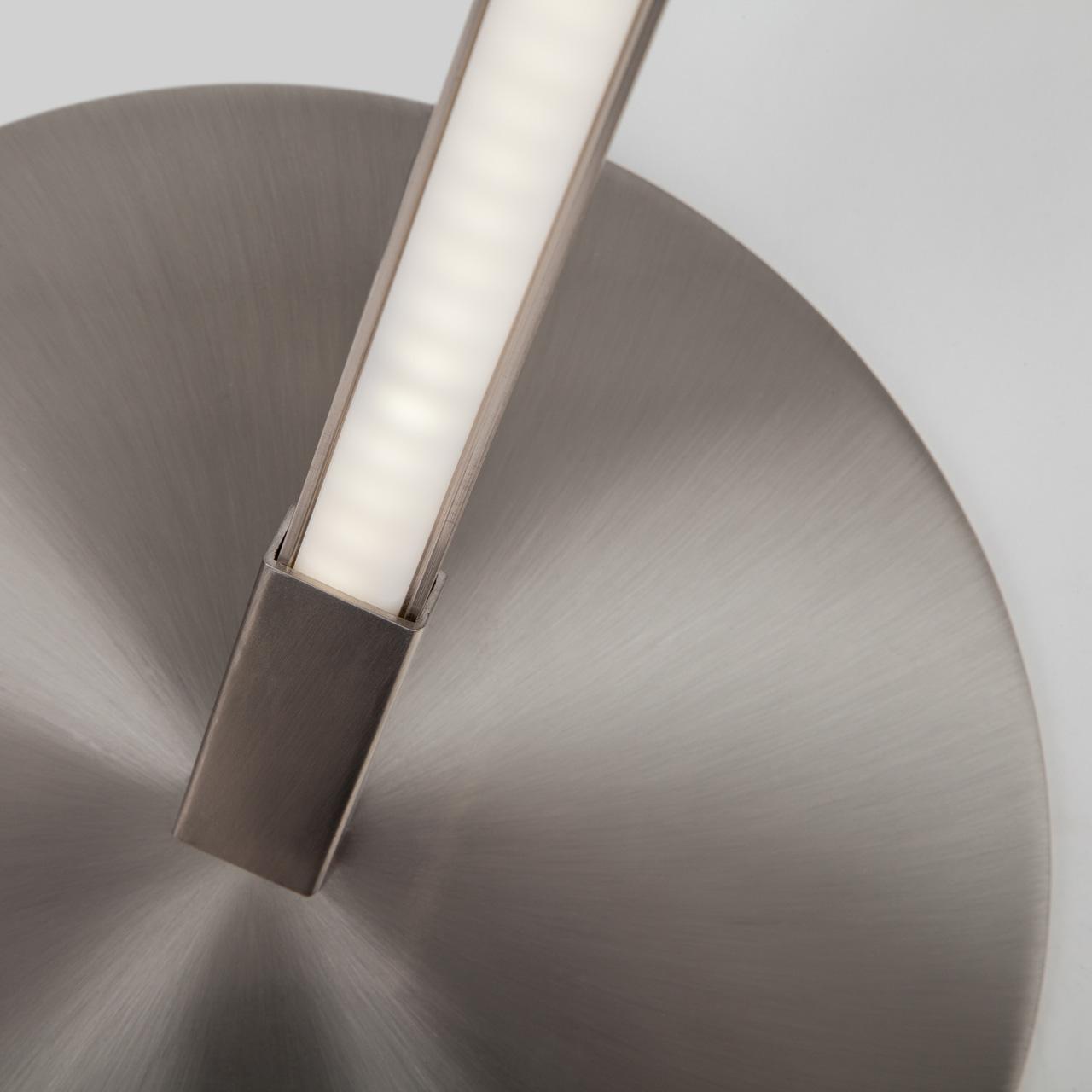 Торшер Eurosvet Hi-tech 80403/1 сатин-никель EUROSVET  181090 Белый;хром  - Вид №2