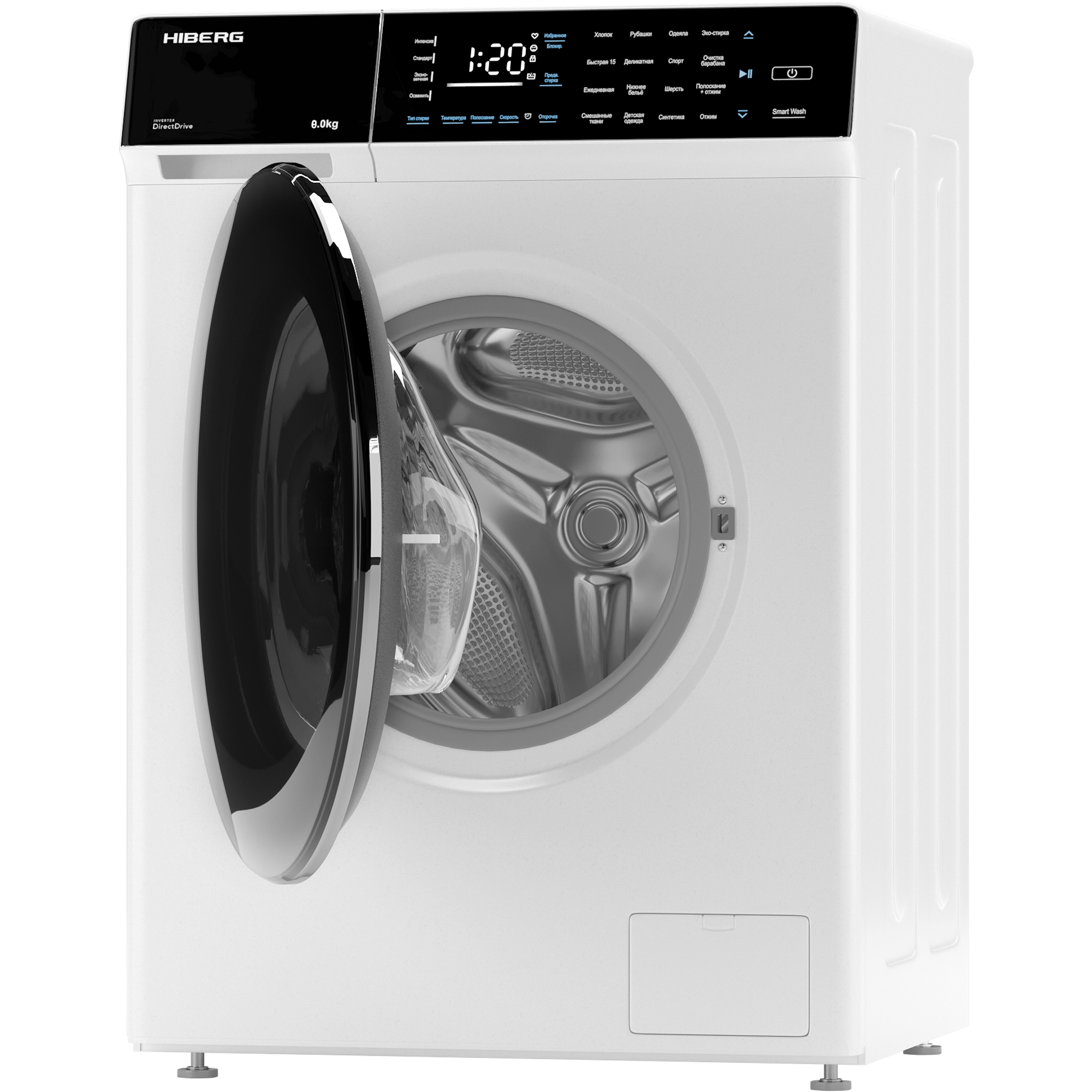 9917956 Стиральная машина HIBERG i-DDQ9-812 W белый STDN-0006676 - Вид №3