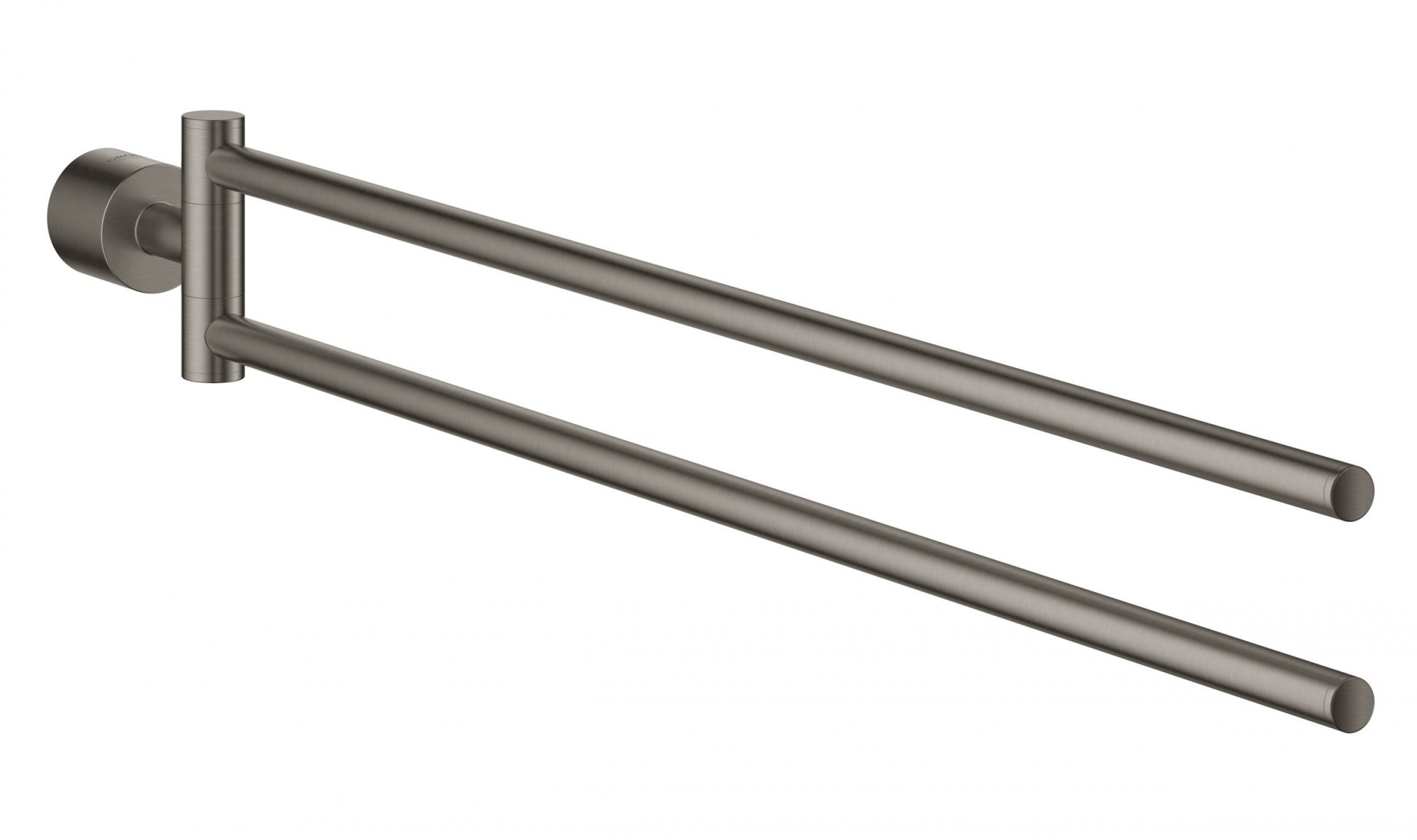 Двойной держатель для полотенца GROHE Atrio New, темный графит матовый (40308AL3)