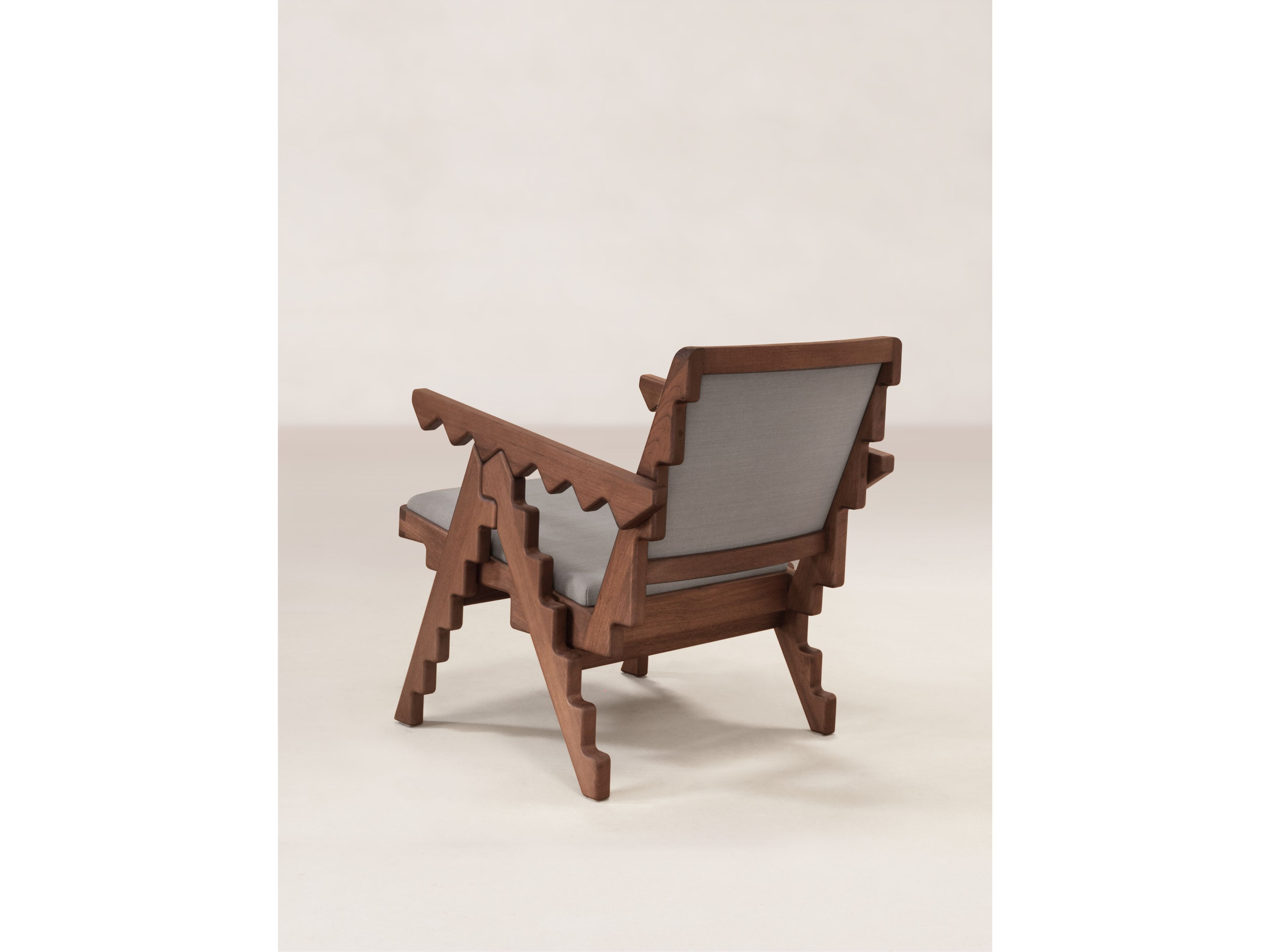 Кресло из тикового дерева с подлокотниками Phantom Hands PH + / Crocodile ARCH-00102471 - Вид №2