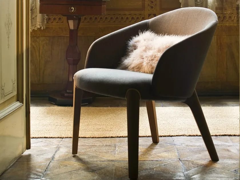 Тканевое кресло с подлокотниками Very Wood Bellevue ARCH-00095120 - Вид №8