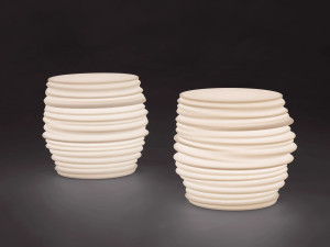 Полиэтилен круглый светящийся садовый столик