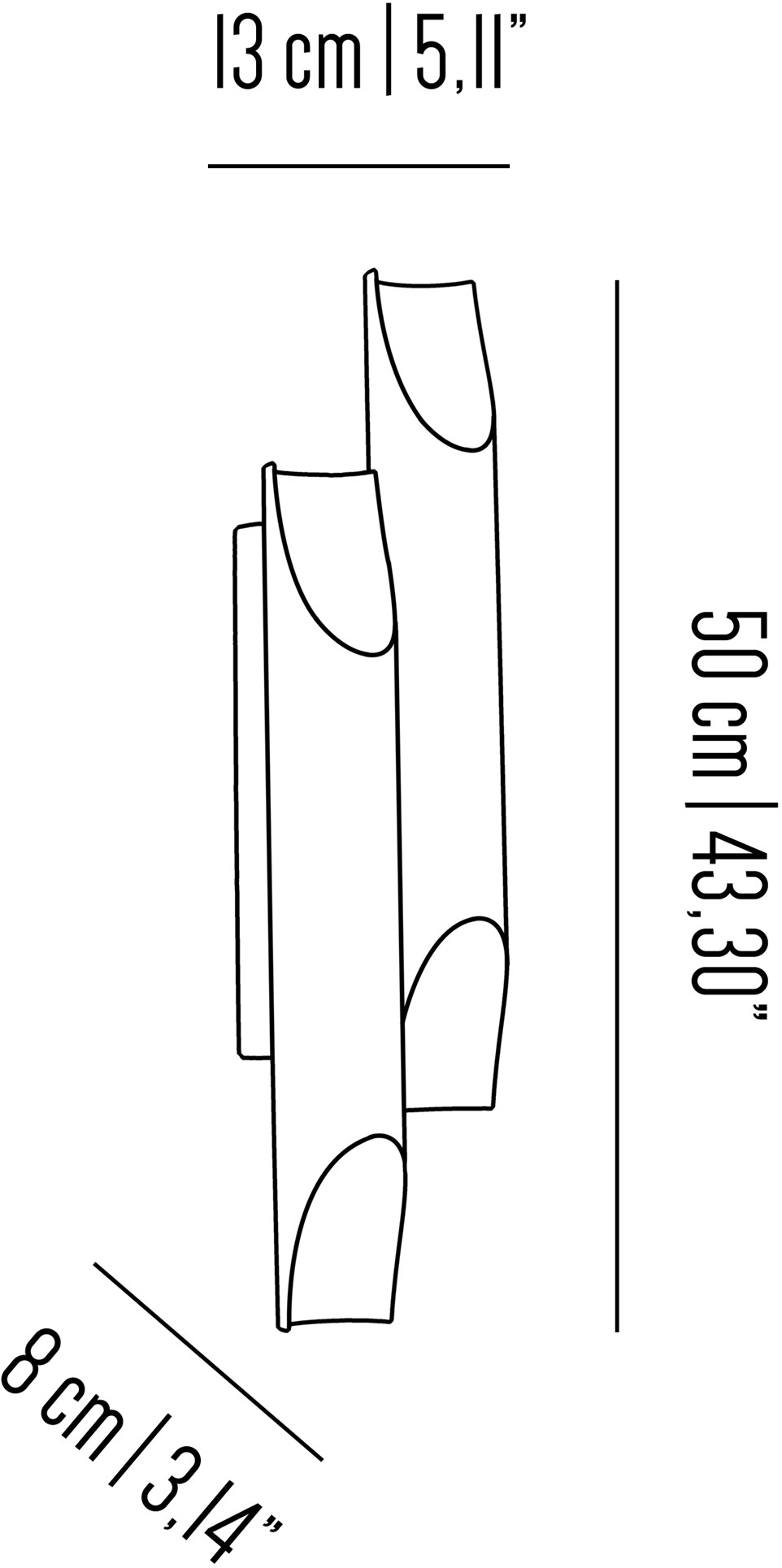 Il Bronzetto Аппликация светодиода из оттона Timeless Urb03 - Вид №3