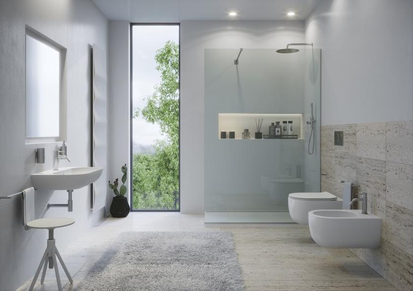 Подвесная раковина настенная овальная Olympia Ceramica Milady белая sun-id-1357246 - Вид №3