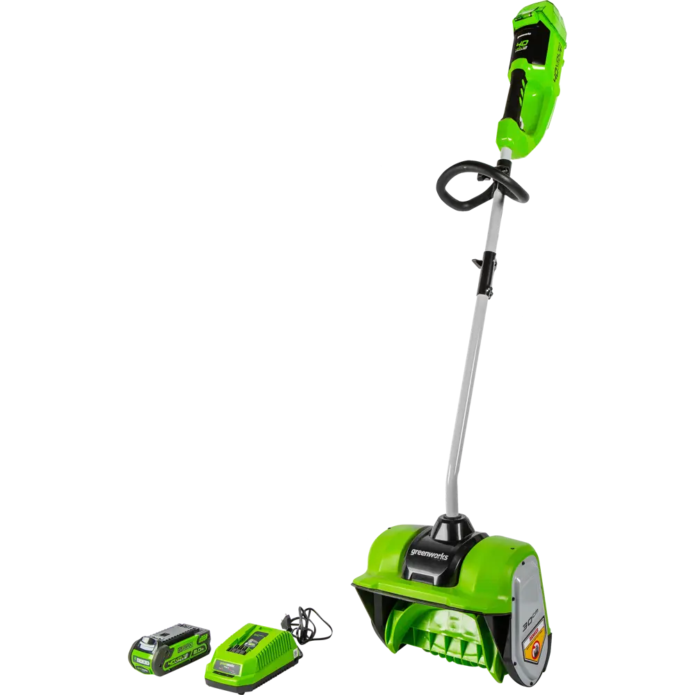 Аккумуляторная снеголопата Greenworks GD40SSK2 для бережной уборки снега 81992712 STLM-0954232