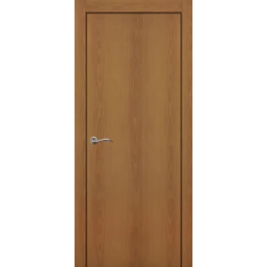 Комплект двери глухая 90x200 см финиш бумага цвет орех с добором 100 мм