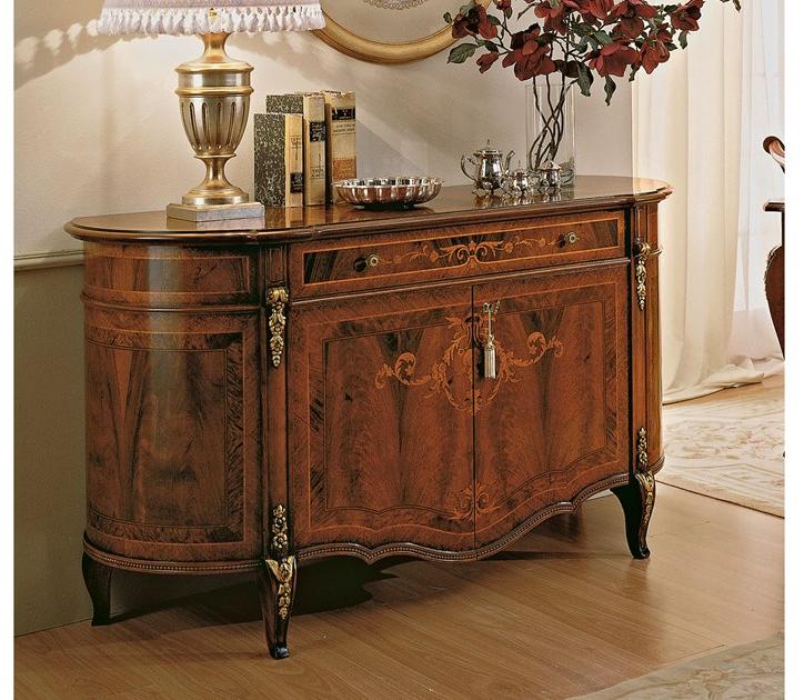 Barnini Oseo Комод из фанерованной древесины с распашными дверцами Reggenza 1134 - 1135 - Вид №1