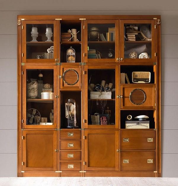 Caroti Модульная стенка для хранения из массива дерева  Atmosfera wall  - Вид №4