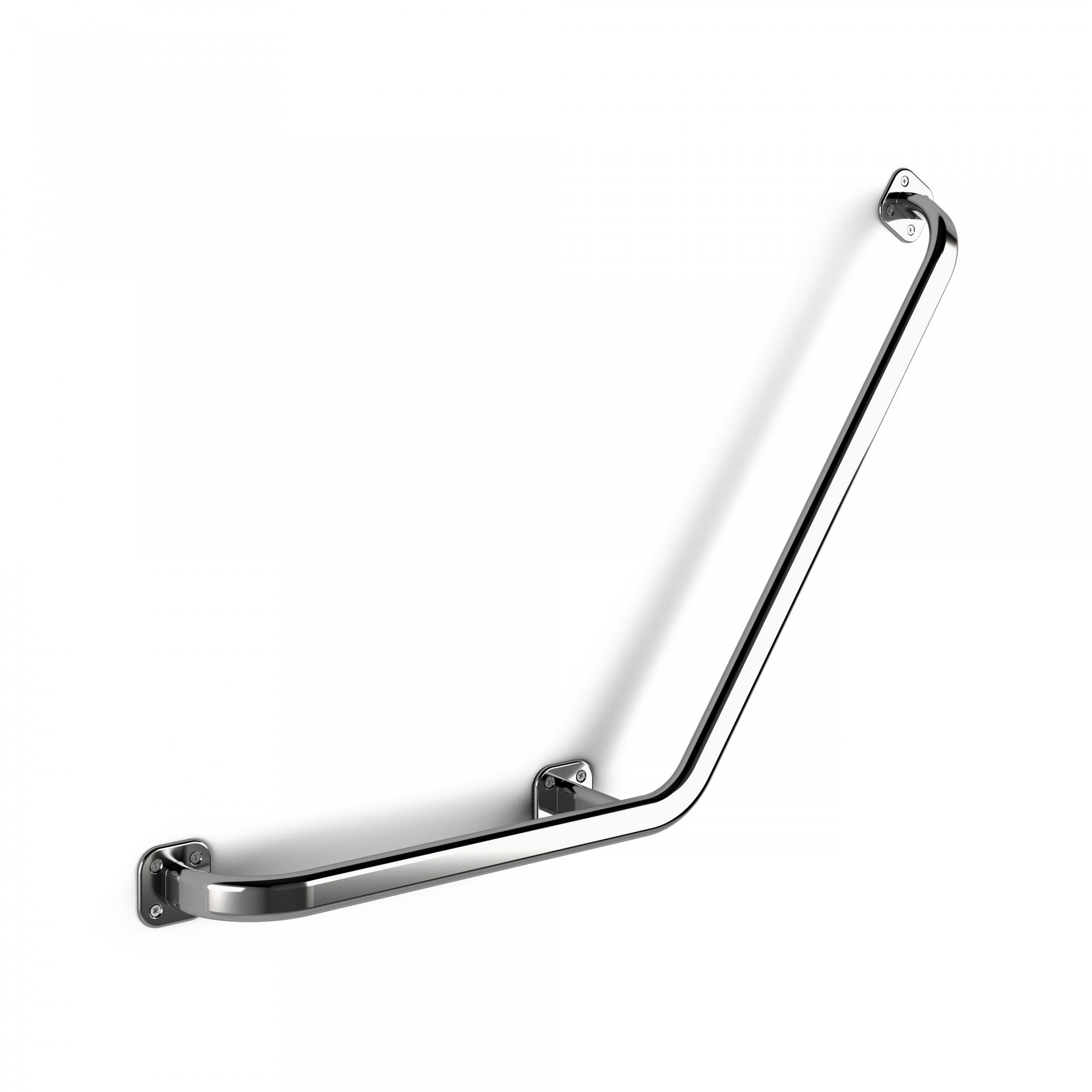 Сантехнические аксессуары WBPSL002 Горизонтальный поручень 125° Terma 38x20  - Вид №3