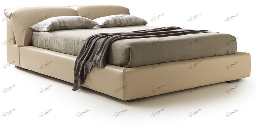 Кровать из мягкой кожи с регулируемым изголовьем William Santreyd sun-id-1508192