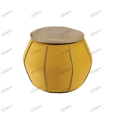 Mambo Unlimited Ideas Круглый пуф из ткани Eli sun-id-1421779