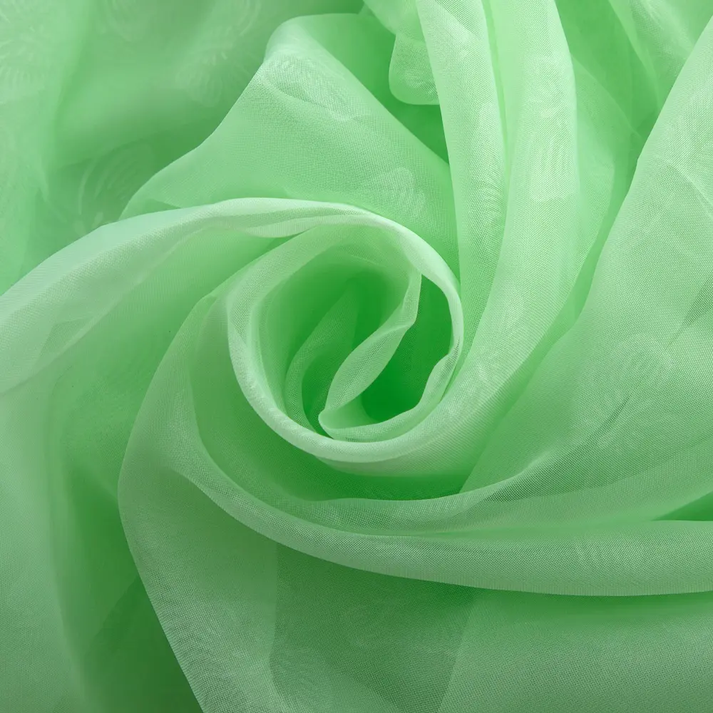 Тюль на ленте «Бабочка» тиснение 250х260 см цвет голубой WITERRA STLM-2161793 - Вид №1