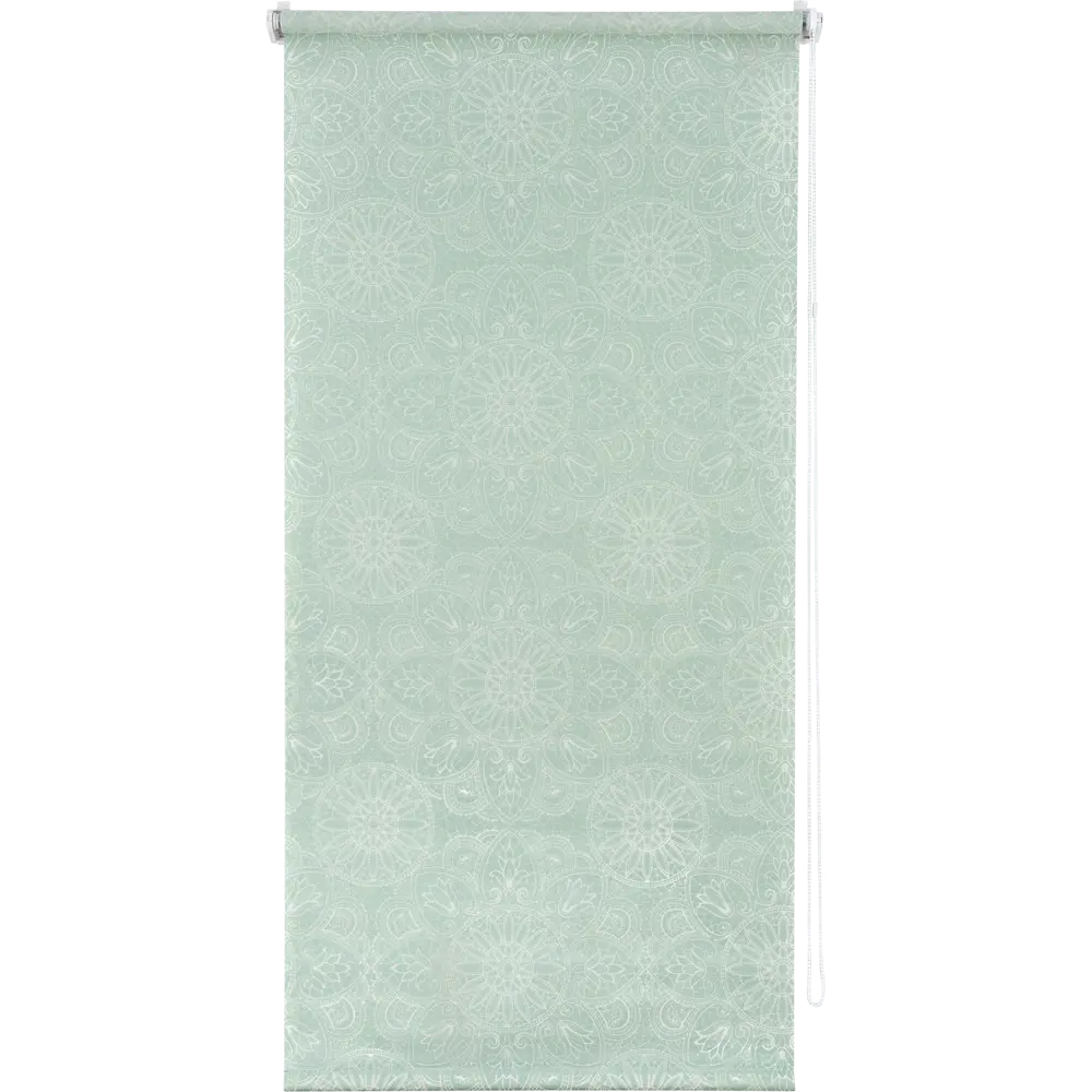 Штора рулонная «Мандала» 40х160 см, цвет бирюзовый GARDEN Нео-классика STLM-2196713
