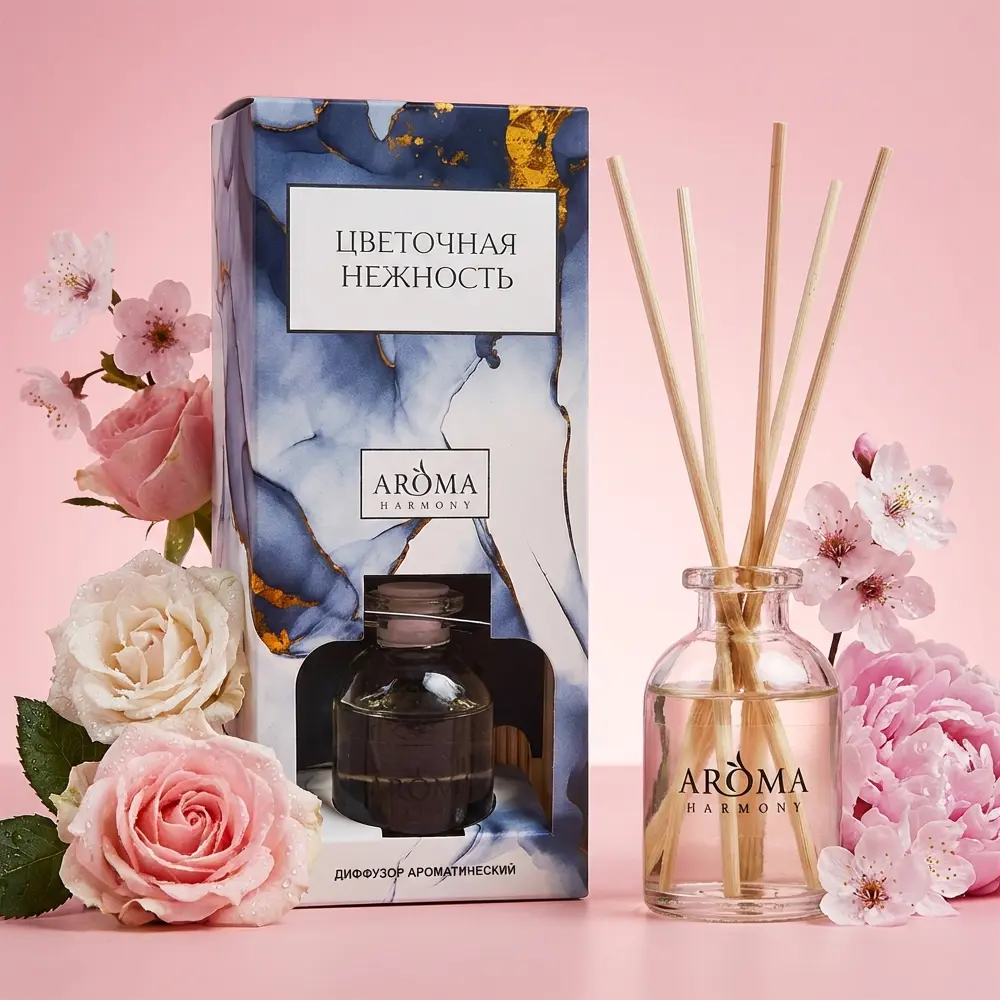 Ароматический диффузор Aroma Harmony Цветочная нежность 30 мл 89335123 STLM-2038603 