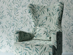 Обивочная ткань с цветочным рисунком