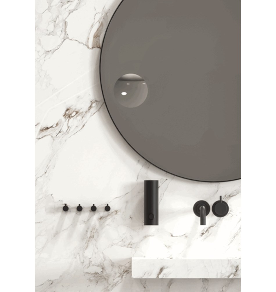 FROST Дозатор для мыла 3, настенный » черный Нержавеющая сталь Черный N1939-B  - Вид №4