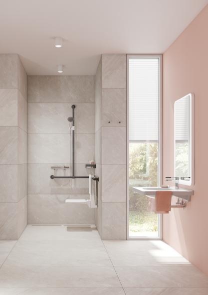 AQ1B12M10240 Однорычажный смеситель для раковины HEWI Edition matt | Polyamid  - Вид №4