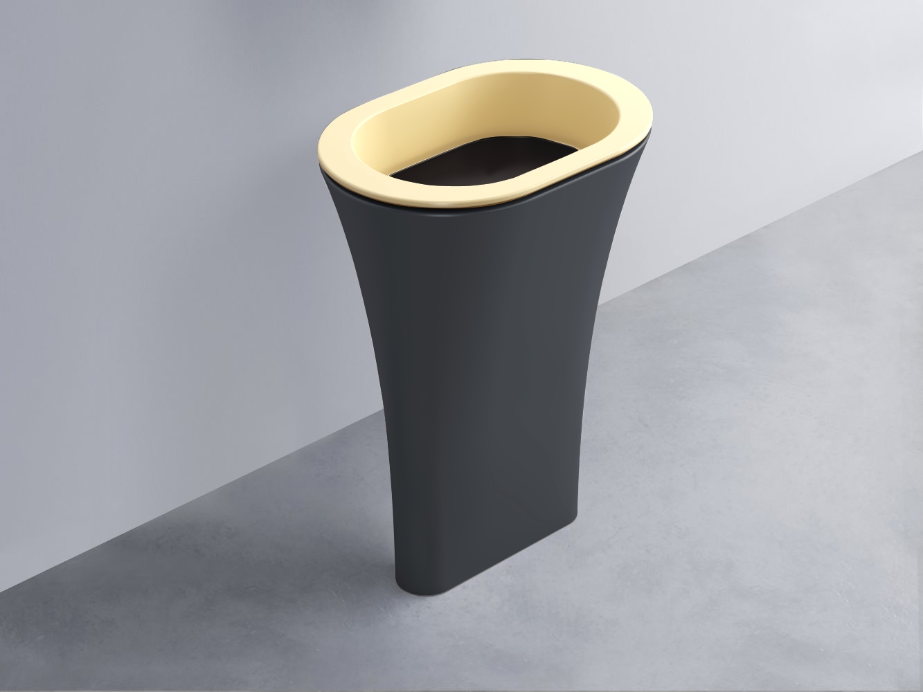 AMLA65-CN+AMPILO-LV+AMCOLO-BA Раковина Amedeo Ovale отдельностоящая cielo Enjoy + Amedeo Ceramica Cielo