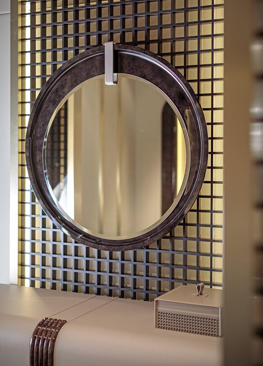 Turri Круглое деревянное зеркало в раме Eclipse sun-id-1451011 - Вид №1